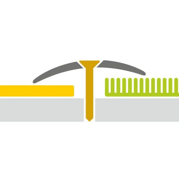 Порог алюм. 110-310 К  30мм  0,9 м  орех тёмный/РБ   с открытым креплением креплением