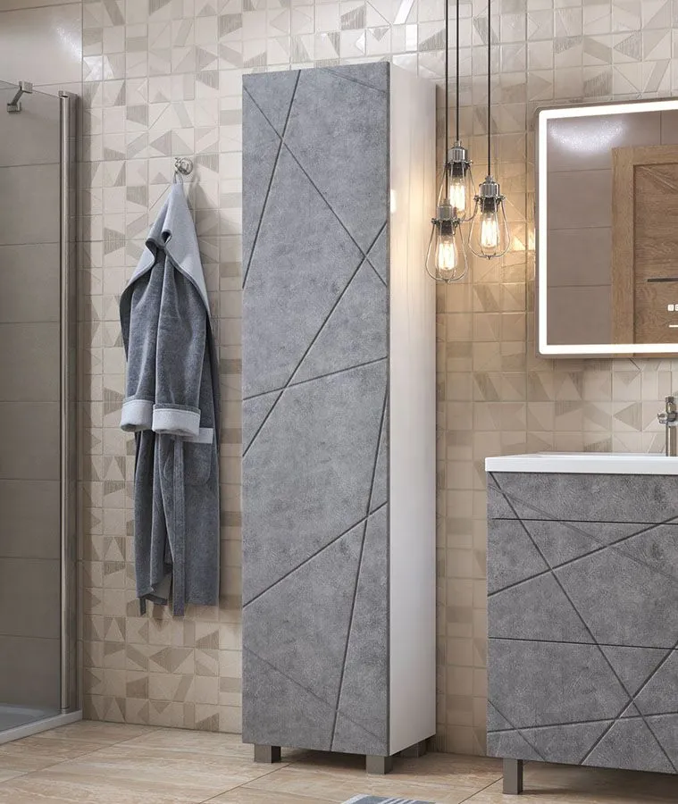 Шкаф Geometry 450 бетон