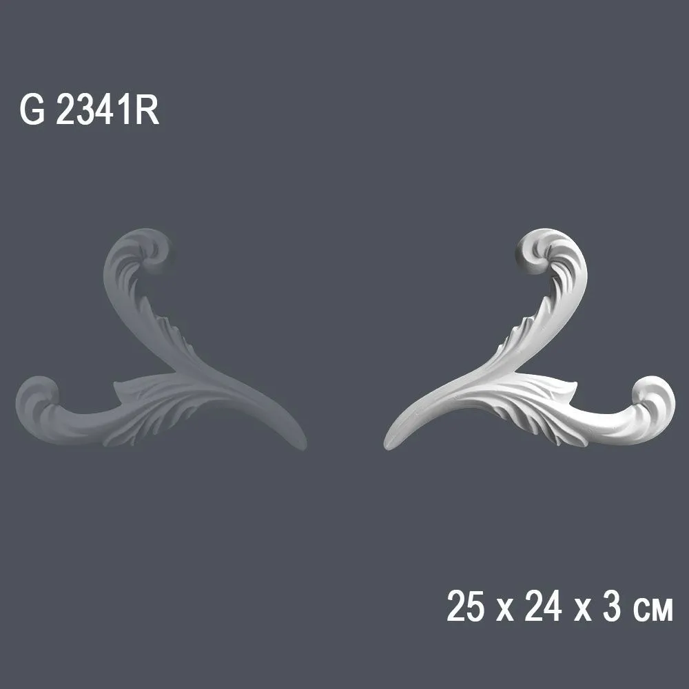 Орнамент G2341 R  25х24х3cm (15)*