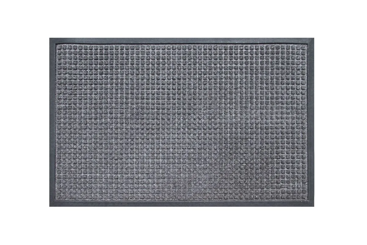 Коврик KG  TM 027    0,60м х 0.90м  Резина-текстиль мелкие квадраты чёрный