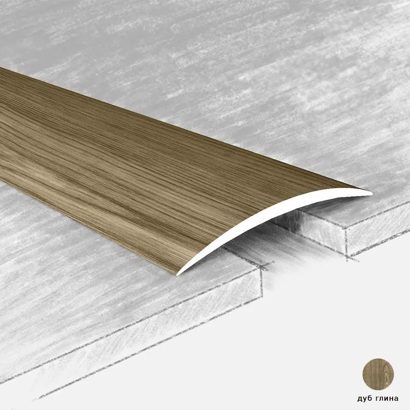 Самоклеющийся профиль 120-717К  40 мм  0,9 м  дуб глина