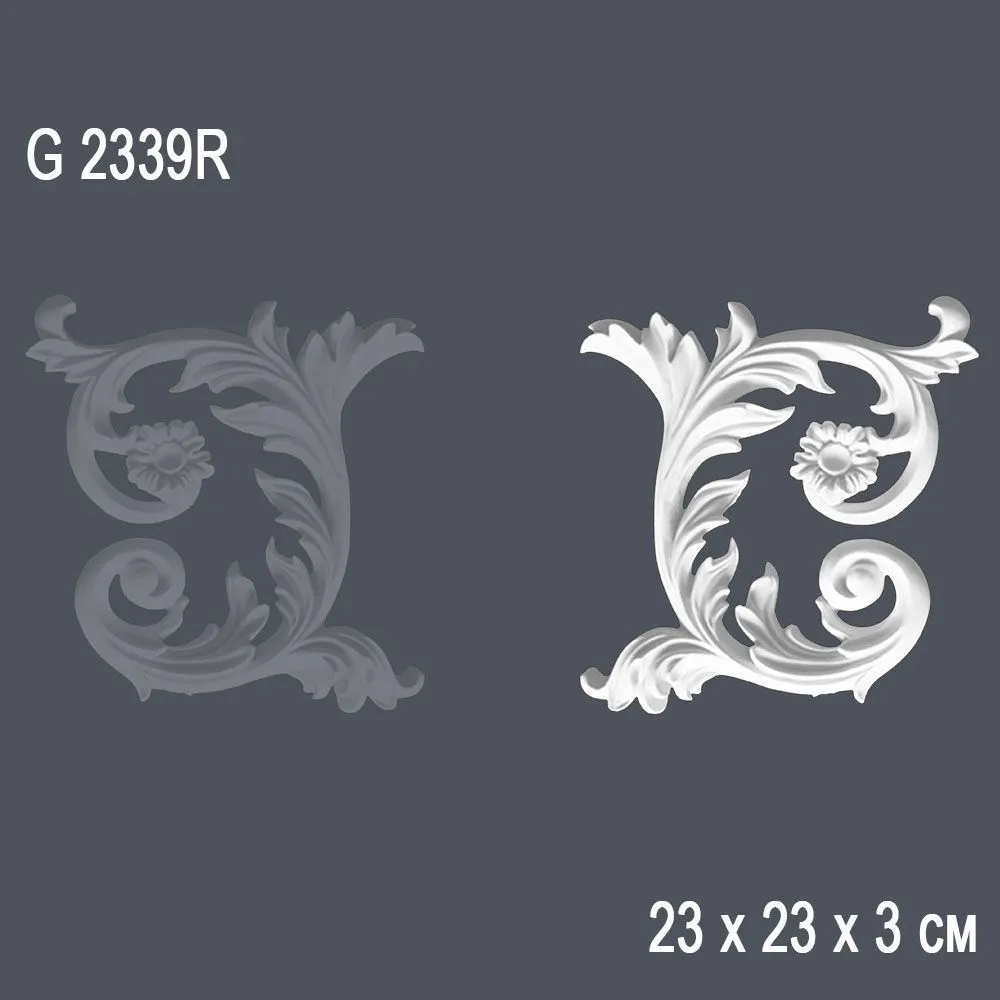Орнамент G2339R 23x23x3см