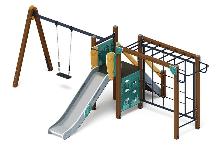 Счастливое детство (Тайга) горка Н 1200 ДИК 2.01.02.-03 
