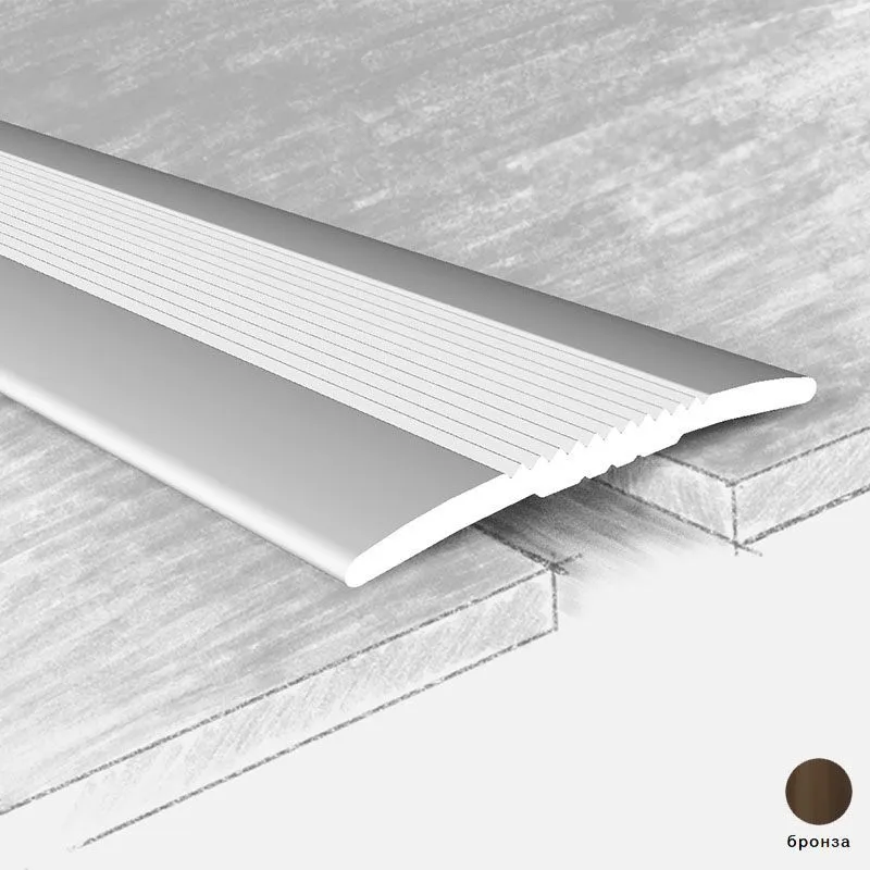 Порог алюм. 3586-03К  30мм  0,9м бронза открытое крепление