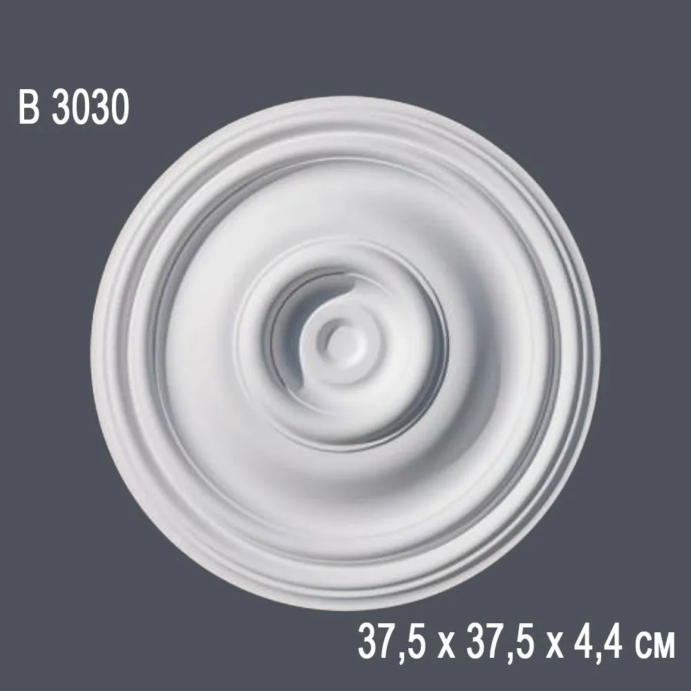 Декор. розетка В3030 37,5х37,5х4,4см (15)