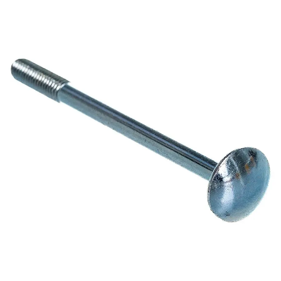 Болт мебельный DIN 603  6x80 (белый цинк 20 шт) 102760