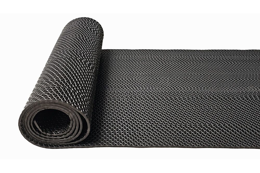 Дорожка PVC  Aqua Step на входную группу  S- 8мм B-0,9м L -12м  Черная