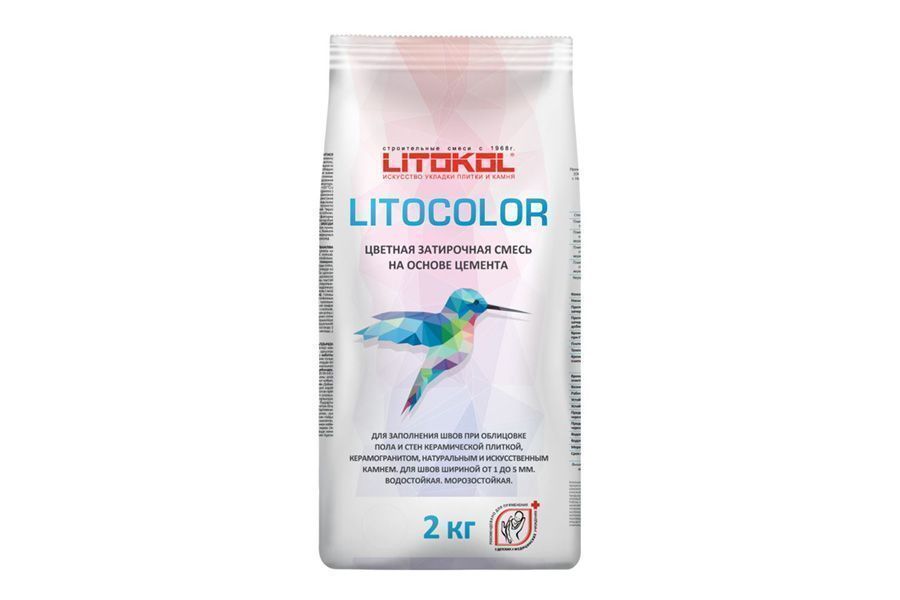 LITOCOLOR L.14 антрацит - затир. смесь (2kg Al.bag) 479480002