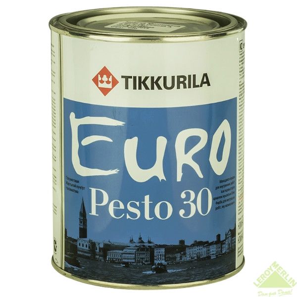 Тиккурила "PESTO 30 " Износостойкая краска для всех поверхн. и радиаторов п/мат 2,7л