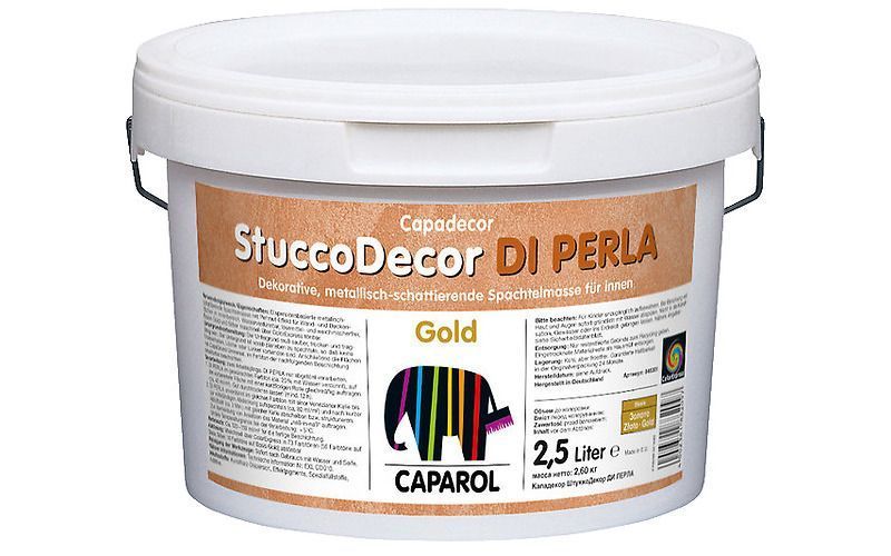 Материал лакокрасочный декоративный Capadecor Stucco Di Perla Silber 1.25л