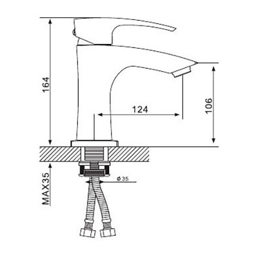 G1007 Смеситель для раковины Gappo 