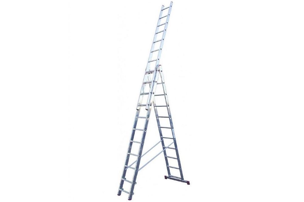 Ал лестница CORDA 3х11, Н 3,1/4,55/6,45м