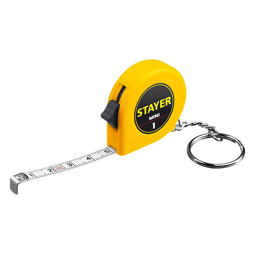 Рулетка-брелок STAYER "STANDART" MINI" 1м х 6мм 34140-1_z02