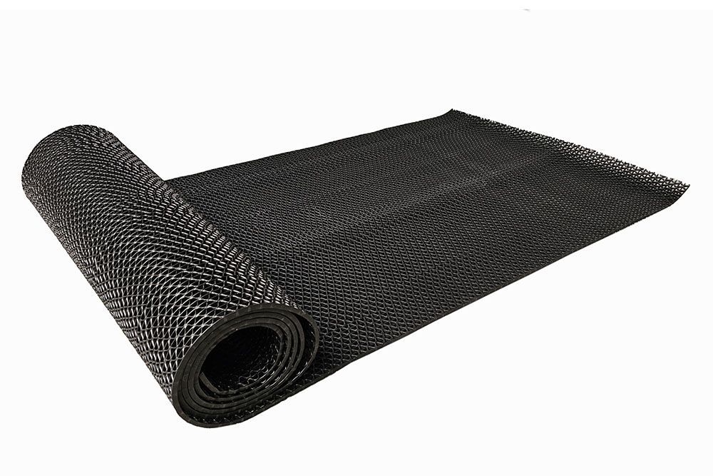 Дорожка PVC  Aqua Step на входную группу  S- 8мм B-0,9м L -12м  Черная