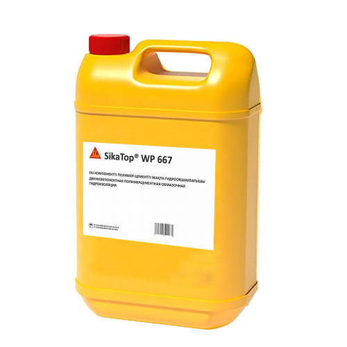 MasterTile WP 667 Гидроизоляция для ванн,бань, фундаментов.комп.В 5кг канистра 