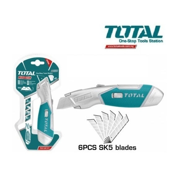 Нож с трапецевидным лезвием А24 TG5126101 "TOTAL"