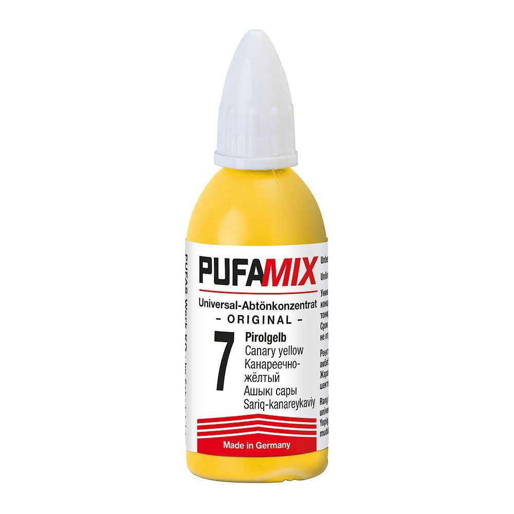Колер PUFAS для тонирования pufamix №7 канареечно-желтый 20 мл
