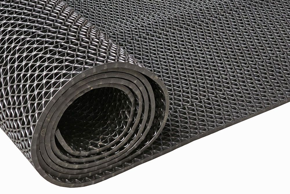 Дорожка PVC  Aqua Step на входную группу  S- 8мм B-0,9м L -12м  Черная