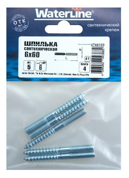 Шпилька сантех. 6х 60 (5 шт) 205360