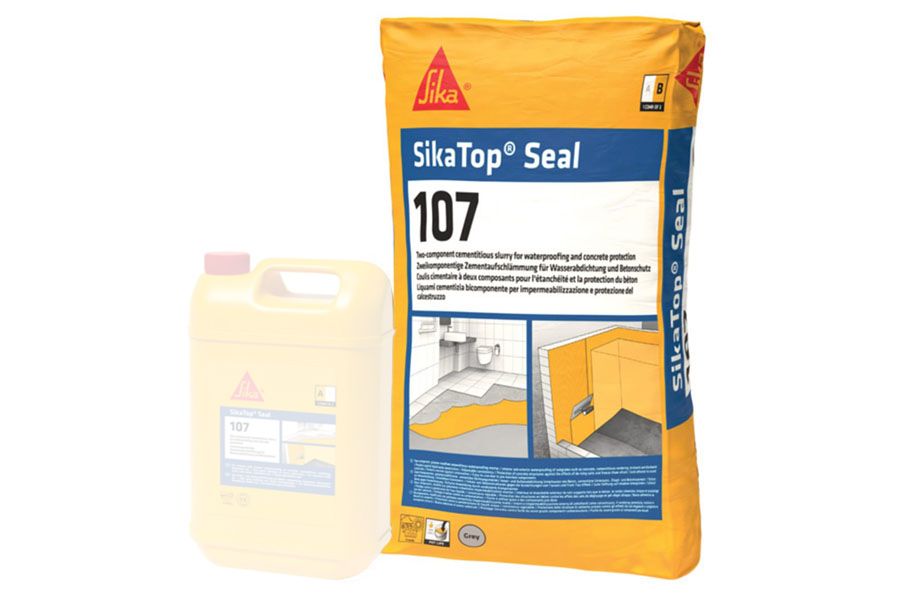 Sika Top Seal-107 Comp (B) grey KZ Bg 20KG - двухкомпонентный гидроизоляционный материал