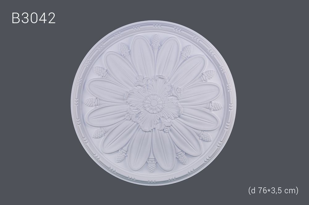 Декор розетка B3042 76х76х3,5cm (11)