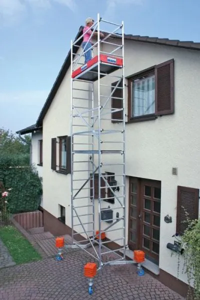 Ал. передвижная вышка ClimTec Н(плат)=5м, Н(лес)=6м, Н(раб)=7м