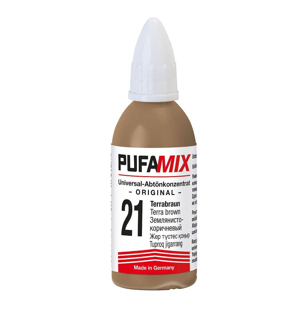Колер PUFAS для тонирования pufamix №21 землянисто- коричневый 20 мл