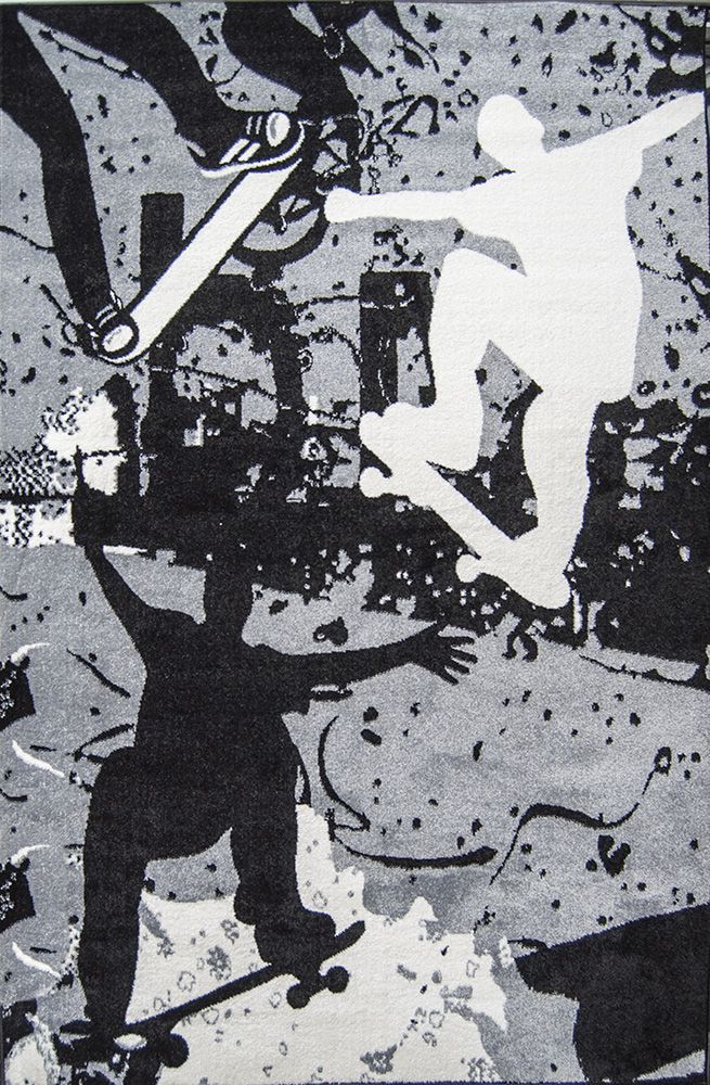 Ковёр Украина KOLIBRI Graffiti 1,60 х 2,30 11136/180 Скейтбордист