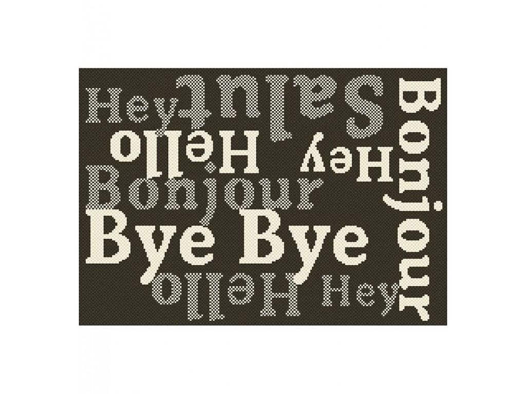 FLEX (Коврик) 05*08 Hello/ Bye 19501/80