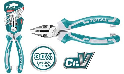 Плоскогубцы THT210806S "TOTAL" PRO 200мм Cr-V 