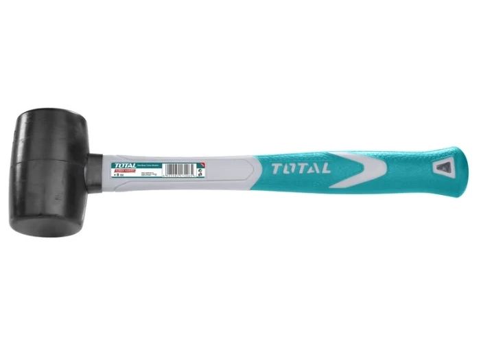 Киянка черная 220гр, фиберглассовая рукоятка THT76816 "TOTAL" 