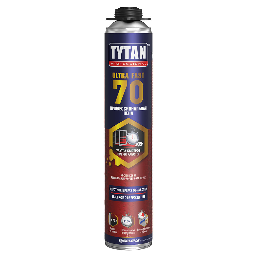 TYTAN пена ПРОФ 70 ULTRA FAST( 870мл)