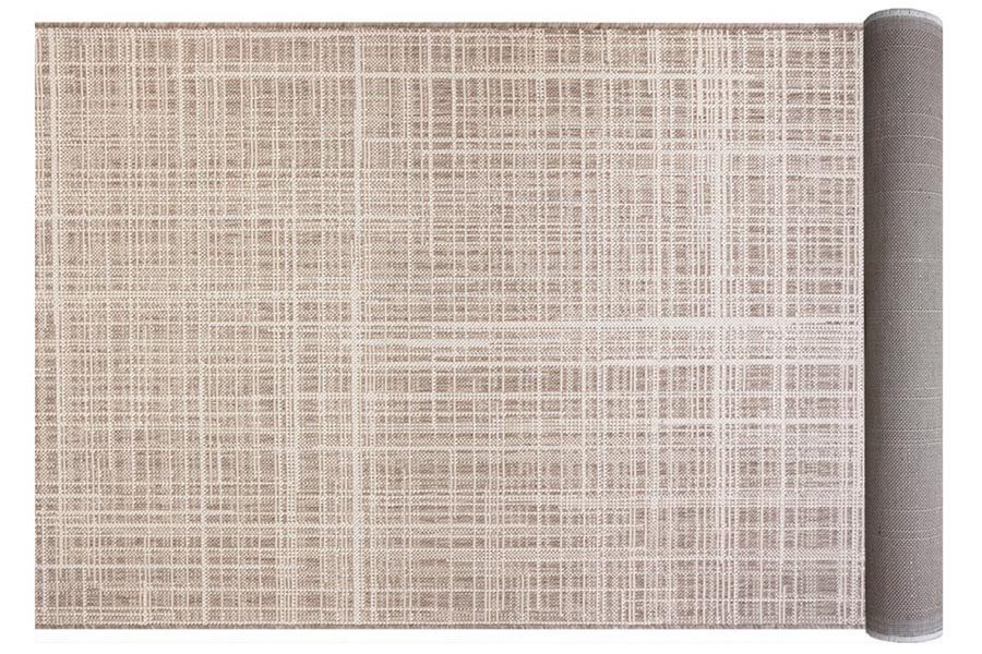 FLEX (Дорожка) 1,2*20 Клетка св. беж. 19171/111/д (BCF sisal) резин. осн.