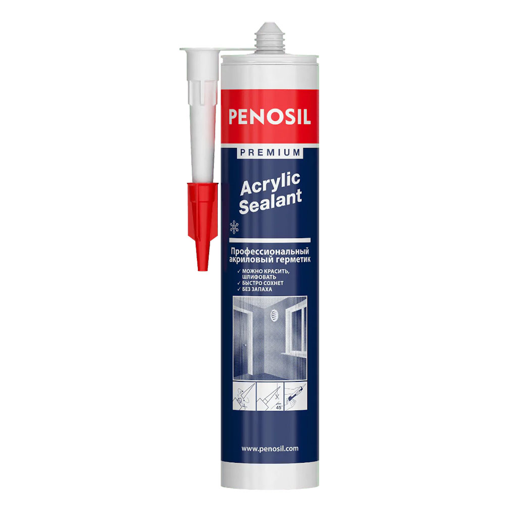 Герметик PENOSIL Premium Acrilik Sealant 280ml белый