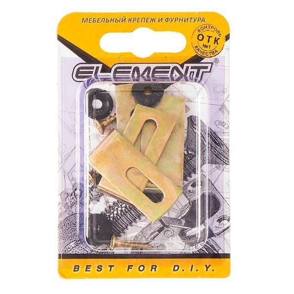Крепление для зеркала жел.цинк (набор) "Element"