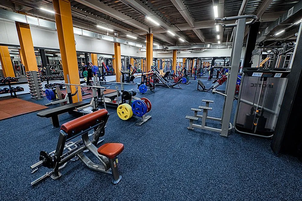 Резиновое покрытие EcoStep Fitness 15 (толщина 4мм ширина 1,5м) травянистый