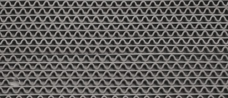 Дорожка PVC Aqua Step на входную группу  S- 8мм B-0,9м L -12м   Серая