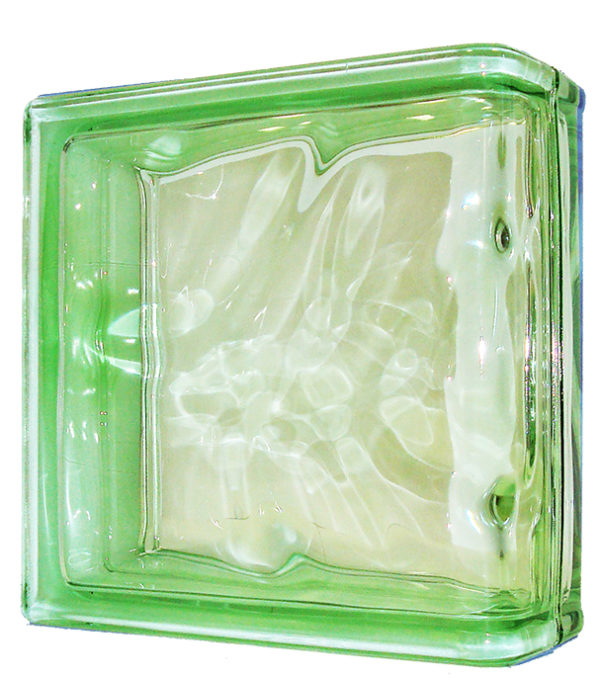 Стеклоблок GREEN 1919/8 LINEAR END WAVE 116662