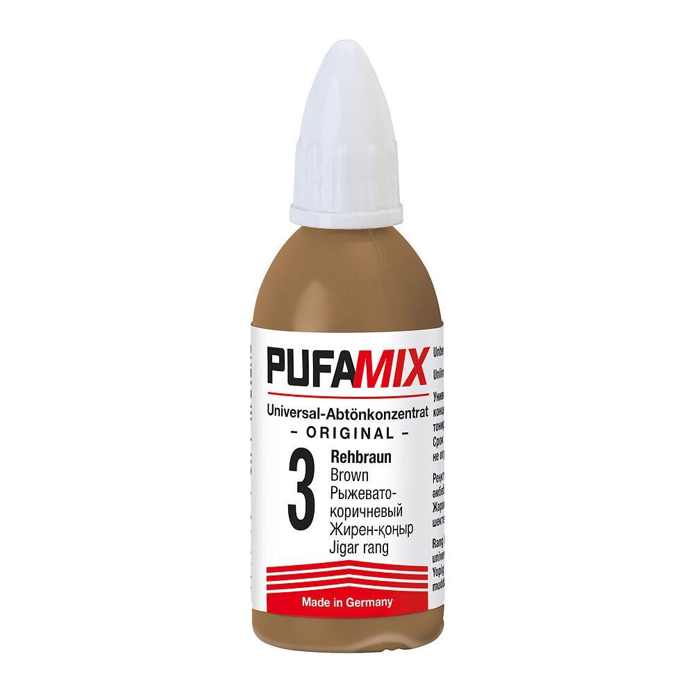 Колер PUFAS для тонирования pufamix №3 рыжевато-коричневый 20 мл