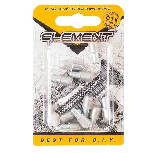 Стеклодержатель 5х16мм ник. (12 шт) "Element" 12370