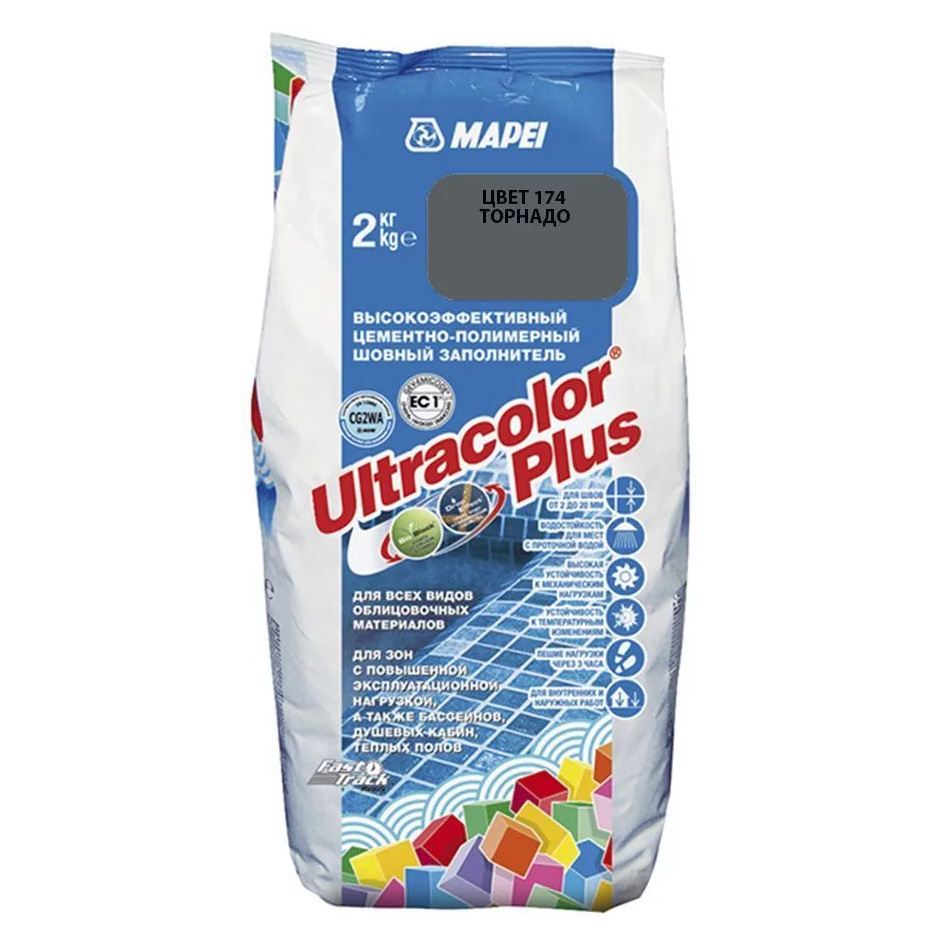 Затирка Ultracolor Plus №174 Торнадо 2кг