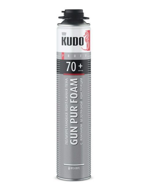 Пена полиуретановая монтажная KUDO PROFF 70+