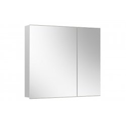 Шкаф навесной зеркальный Триумф ВШ 80 Белый глянцевый 1