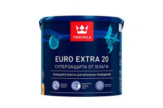 Латексно-акриловая краска для прихожей и кухонь Тиккурила Euro 20 9 л