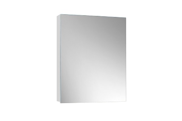 Шкаф навесной зеркальный Триумф ВШ 60 Белый глянцевый