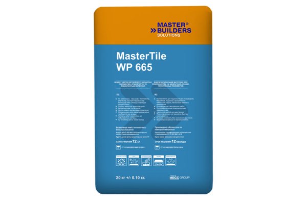 MasterTile WP 665 Гидроизоляция (сухая)(комп.А) 20кг.