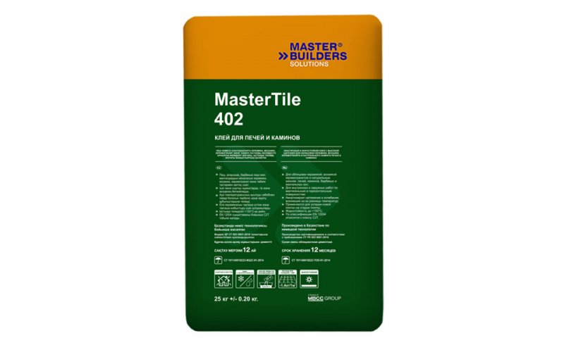 MasterTile FLX 402  жаростойкий клей для каминов 25кг