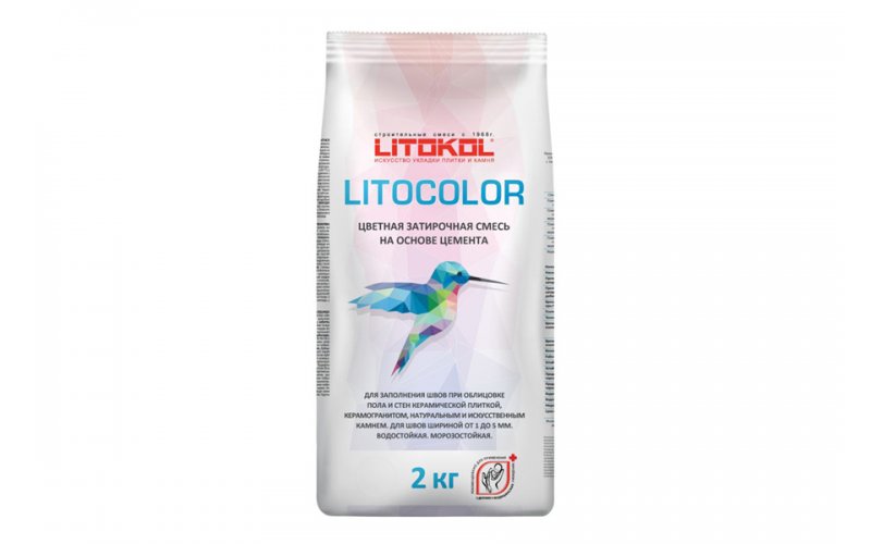 LITOCOLOR L.13 графит - затир. смесь (2kg Al.bag) 479470002