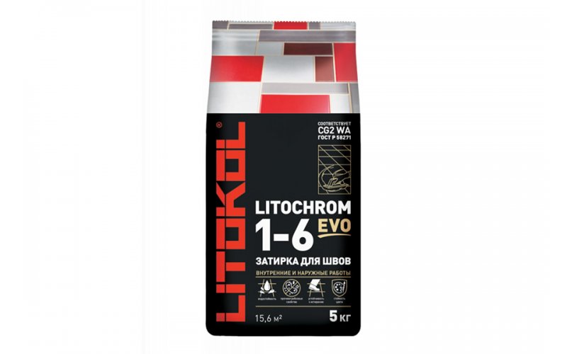 LITOCHROM 1-6 EVO LE 200 белый (5kg Al.bag) 500180003
