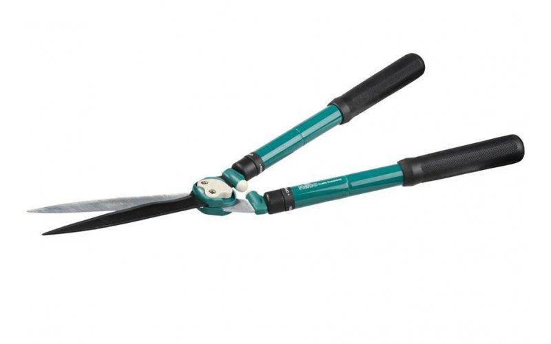 Кусторез Raco с телескопическими ручками и волнообразными лезвиями 630-840 мм 4210-53/212